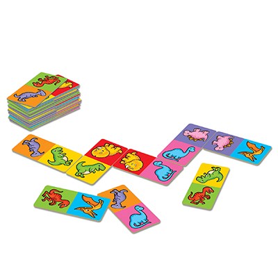 Dinosaure jeu de dominos mini jeu Orchard Toys assorties/Jeu de Mémoire 3-5 ans 