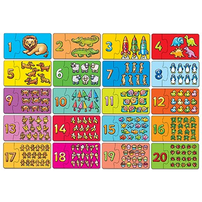 Orchard Toys ORCHARD TOYS 10 x 2pc Jigsaw Puzzle First Numbers 