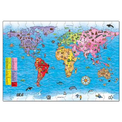 Orchard World map and poster puzzle 
