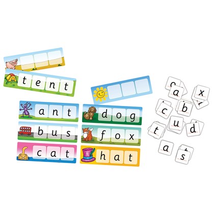 Match Spell Educational Board Game Children Phonics Reading Spelling Learning 