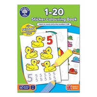 1-20 colouring book