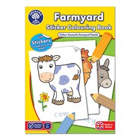 Farmyard Colouring Book | With Stickers