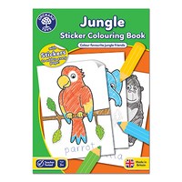 Jungle Colouring Book | With Stickers