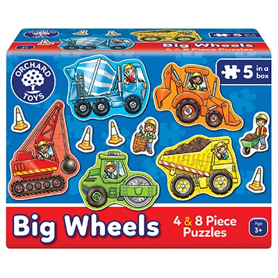 Orchard Toys BIG WHEELS Educational Game Puzzle BNIP 