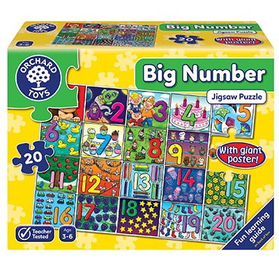 BEST Big Numbers Floor Puzzle A Bold And Colourful Maths Jigsaw Designed UK FAS 