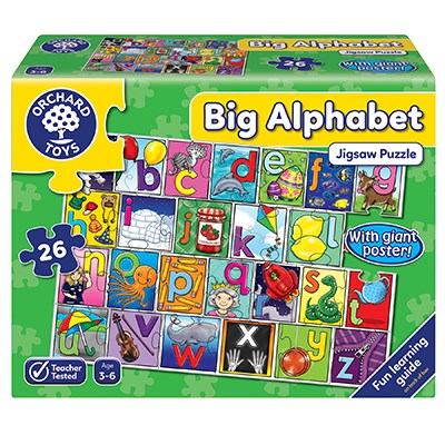 Orchard Toys Look et trouver Alphabet Jeu éducatif Puzzle Entièrement neuf sous emballage 