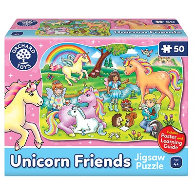 BN 5011863000248 Britains Orchard Toys UNICORN FRIENDS Children's Kids Educational Learning Game 4 yrs 