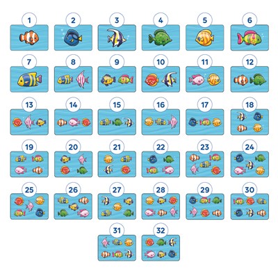 Counting Fish Game Misplaced Pieces