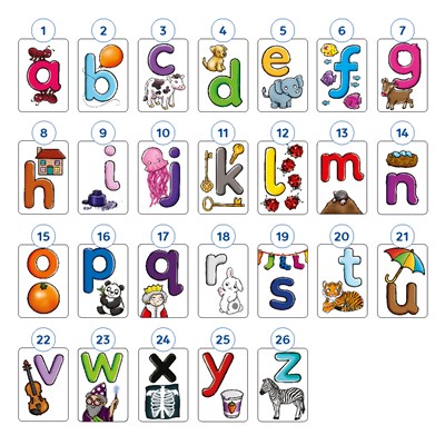 ABC Flashcards Misplaced Pieces
