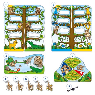 Cheeky Monkeys Game Misplaced Pieces