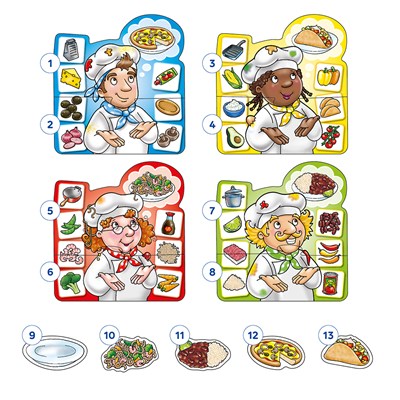 Crazy Chefs Game Misplaced Pieces