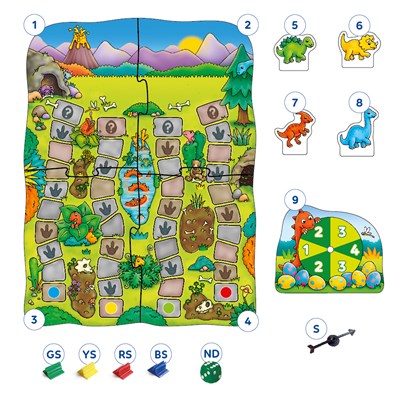 Dino-Snore-Us Game Misplaced Pieces