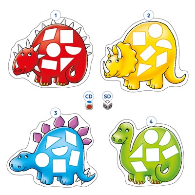 Dotty Dinosaurs Game Misplaced Pieces (Old Version)