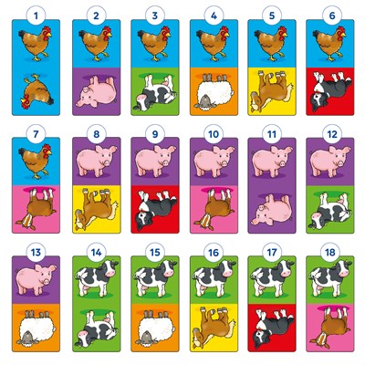 Farmyard Dominoes Game Misplaced Pieces