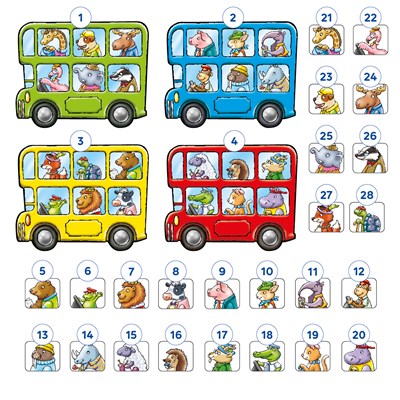 Little Bus Lotto Mini Game Misplaced Pieces