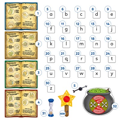 Magic Spelling Game Misplaced Pieces