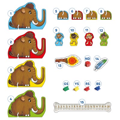 Mammoth Maths Game Misplaced Pieces