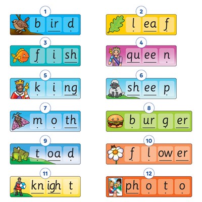 Match and Spell Next Steps Game Misplaced Pieces