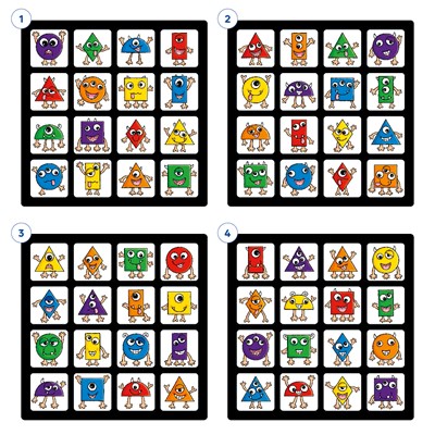 Monster Bingo Game Misplaced Pieces