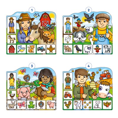 Old Macdonald Lotto Game Misplaced Pieces