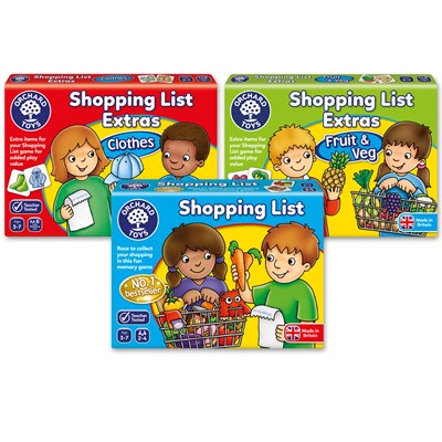 Shopping List and Extras Packs