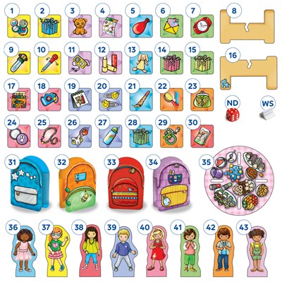 Party, Party, Party Board Game Misplaced Pieces