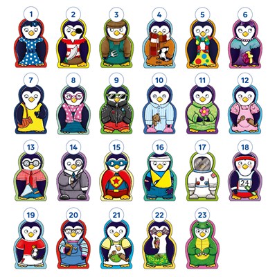 Penguin Pairs Mini Game Misplaced Pieces