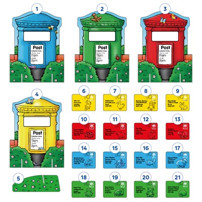 Post Box Game Misplaced Pieces
