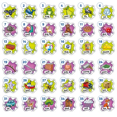 Slimy Rhymes Game Misplaced Pieces