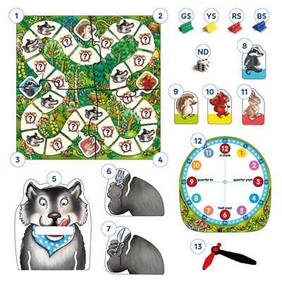 What's the Time, Mr Wolf Game Misplaced Pieces