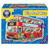 Big Red Bus Jigsaw Puzzle