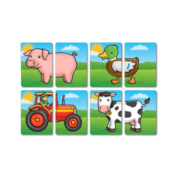 Farmyard Heads and Tails Game Farmyard Heads and Tails Game