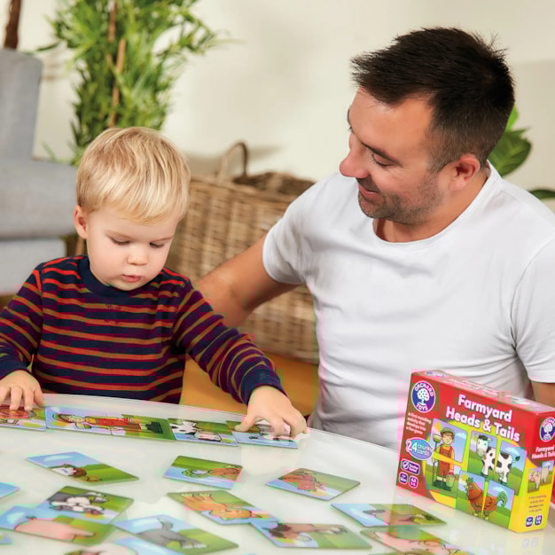 Farmyard Heads and Tails Game Farmyard Heads and Tails Game