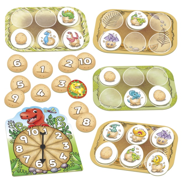 Dinosaur Number Eggs