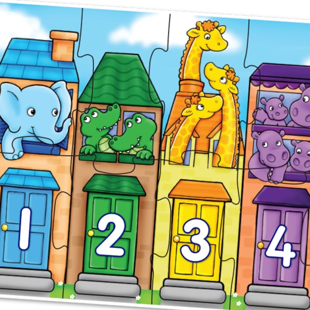 Number Street Jigsaw Puzzle Number Street Jigsaw Puzzle