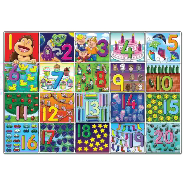 Big Number Jigsaw Puzzle