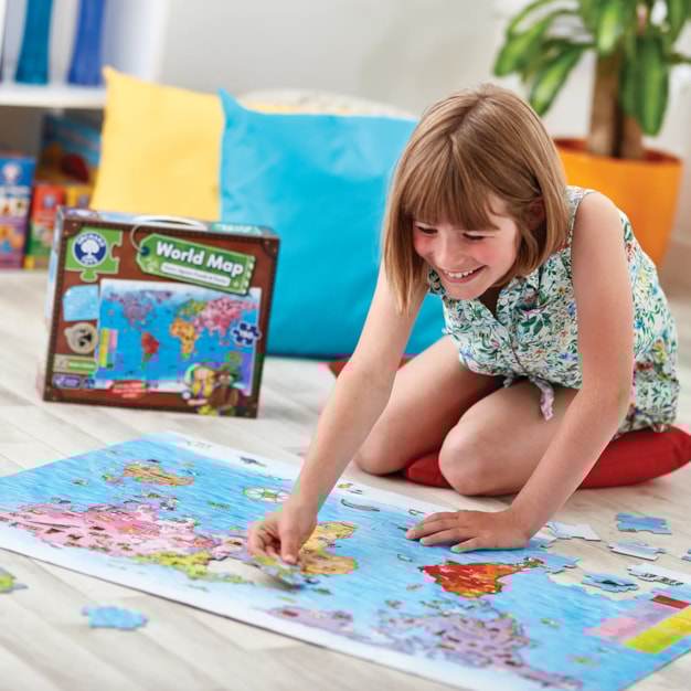 World Map Puzzle & Poster