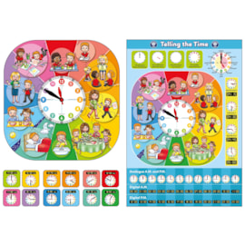 Tell the Time Jigsaw Puzzle and Clock