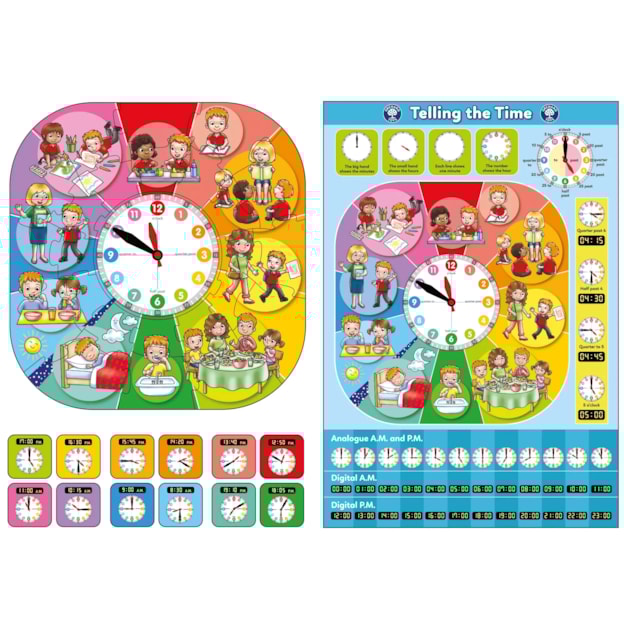 Tell the Time Jigsaw Puzzle and Clock