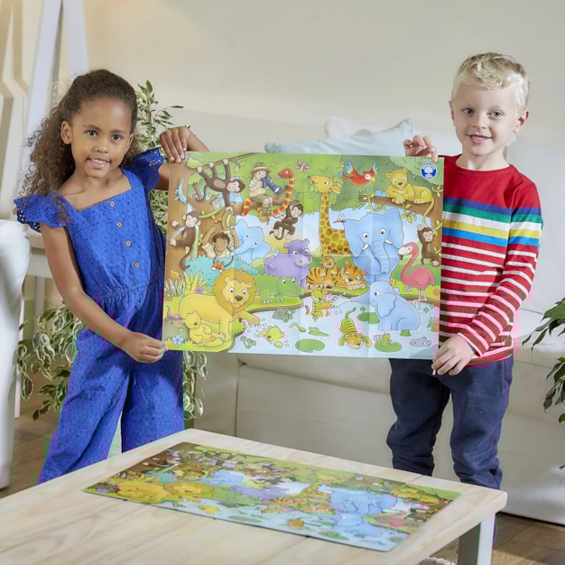 Who's in the Jungle? Jigsaw Puzzle Who's in the Jungle? Jigsaw Puzzle