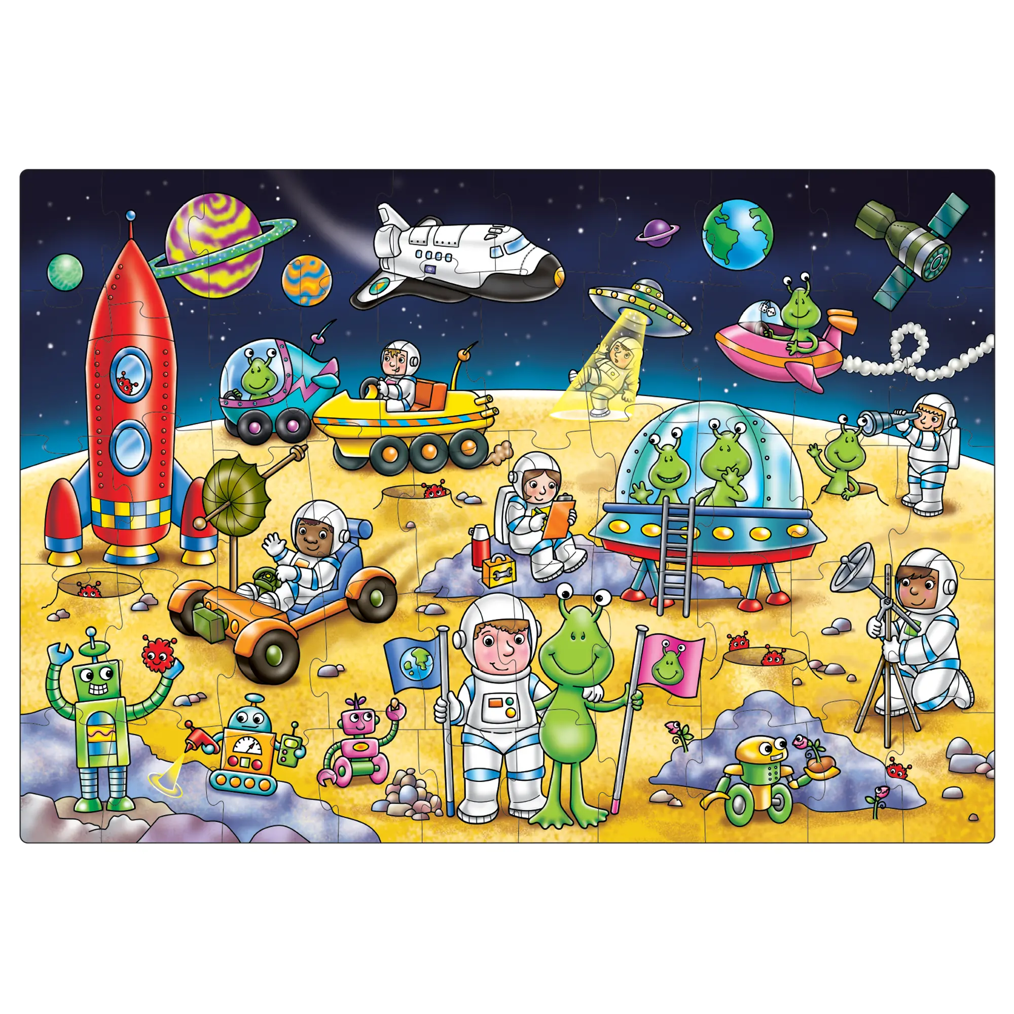 Outer space jigsaw puzzle