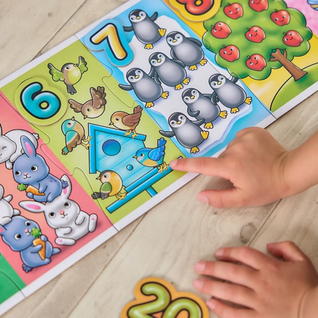 Giant Number Jigsaw Puzzle Giant Number Jigsaw Puzzle