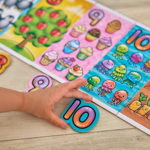 Giant Number Jigsaw Puzzle Giant Number Jigsaw Puzzle