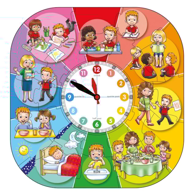 Tell the Time Jigsaw Puzzle and Clock Tell the Time Jigsaw Puzzle and Clock