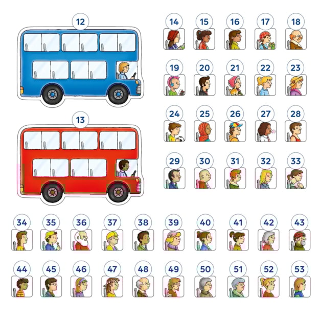 Bus Stop Board Game Misplaced Pieces