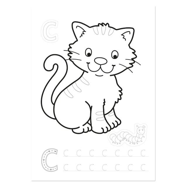 ABC Colouring Book | With Stickers ABC Colouring Book | With Stickers