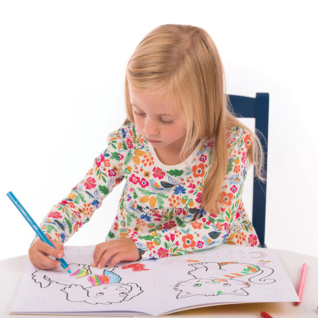 ABC Colouring Book | With Stickers