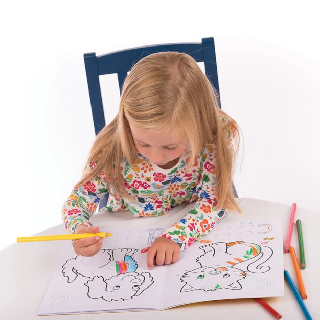 ABC Colouring Book | With Stickers