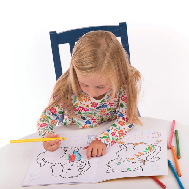 ABC Colouring Book | With Stickers
