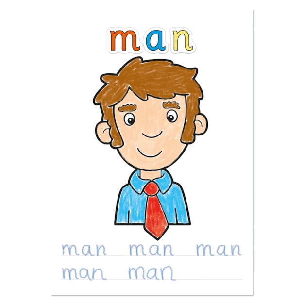 First Words Colouring Book | With Stickers
